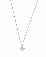 Necklace Golay Woman in White Gold Diamante GAB2445 0.53 D SI